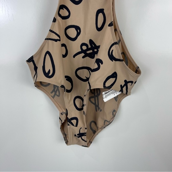 Vivienne Westwood Save the Rainforest One Piece Swimsuit Cut Out Size Medium - Picture 5 of 8